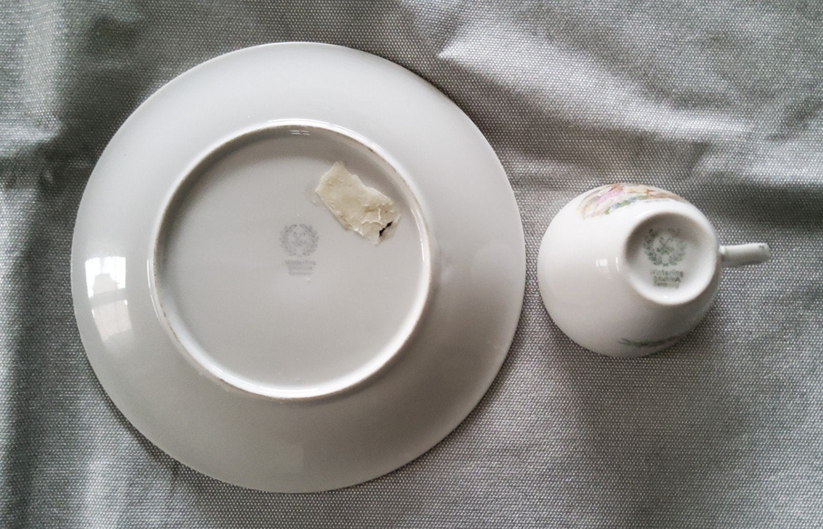 Assiette et tasse à petit-déjeuner - Winterling Bavaria Germ, Enlèvement