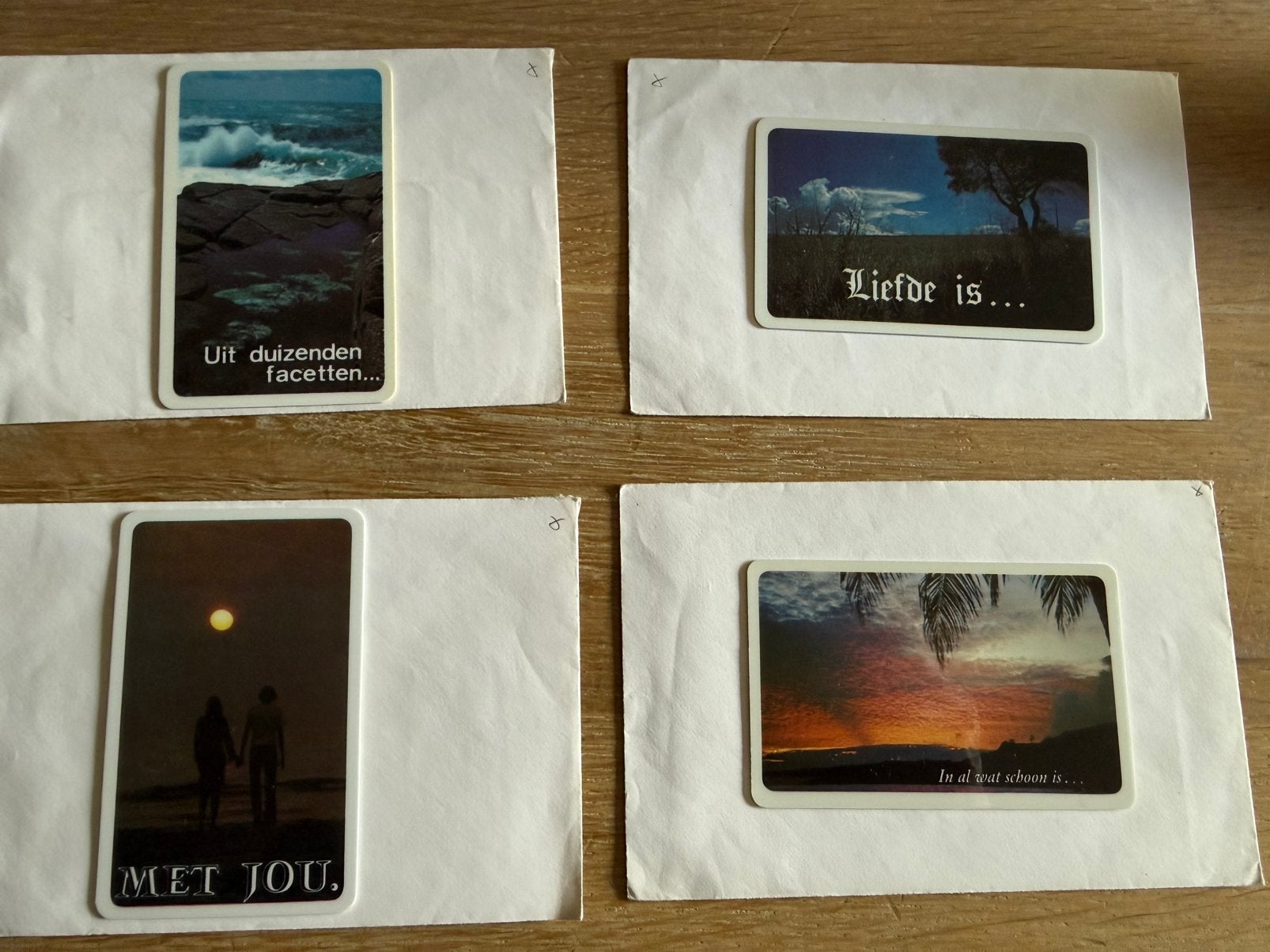 4 cartes poétiques, Enlèvement, Neuf