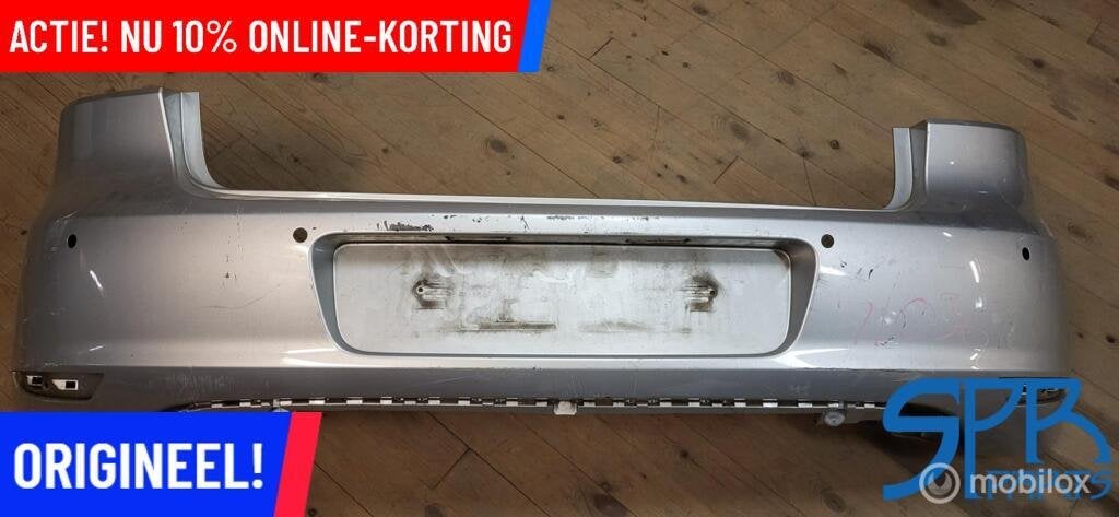 VW GOLF 6 VI LA7W ACHTERBUMPER 4x PDC 5K6807421 BUMPER KRAS, Enlèvement ou Envoi, Volkswagen, Utilisé, Volkswagen
