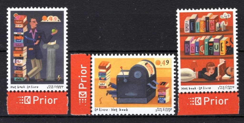 3218/3220 MNH** 2003 - Le livre, Envoi, Non oblitéré, Neuf