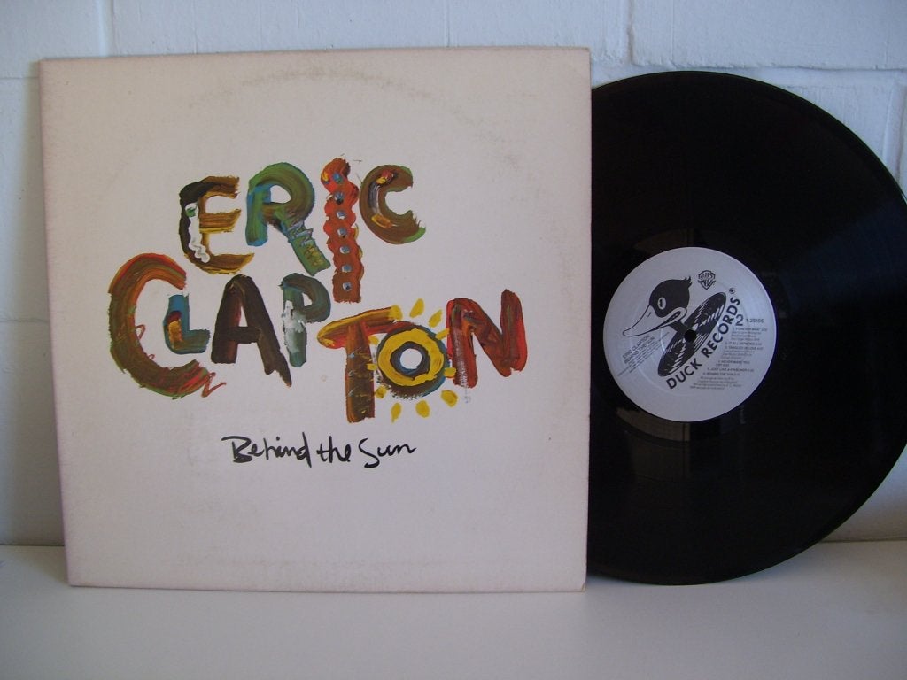 ERIC CLAPTON  behind the sun, Cd's en Dvd's, LP, Gebruikt, Blues Rock, Ophalen of Verzenden
