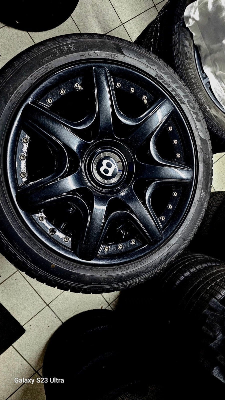 Jantes 20 "bentley Continental GT, Autos : Pièces & Accessoires, Pneus & Jantes, 4 Saisons, Enlèvement, Utilisé, 20 pouces