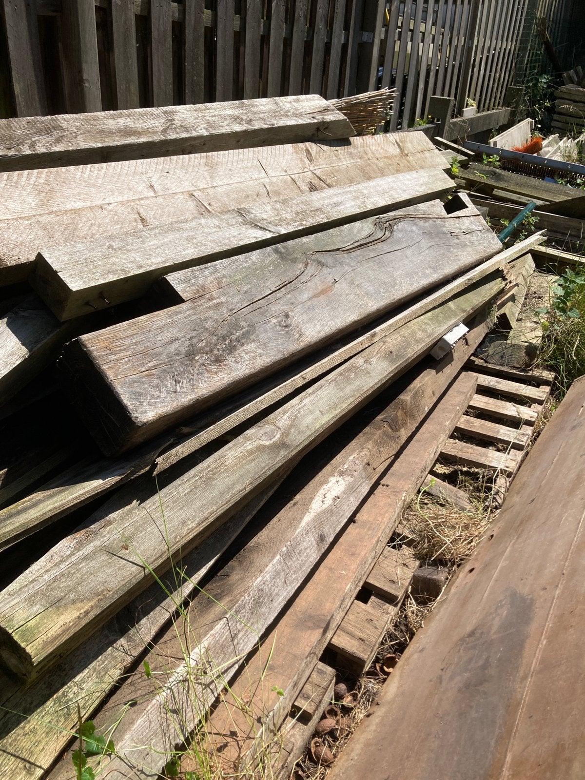 Hout, Ophalen, Gebruikt, Balken