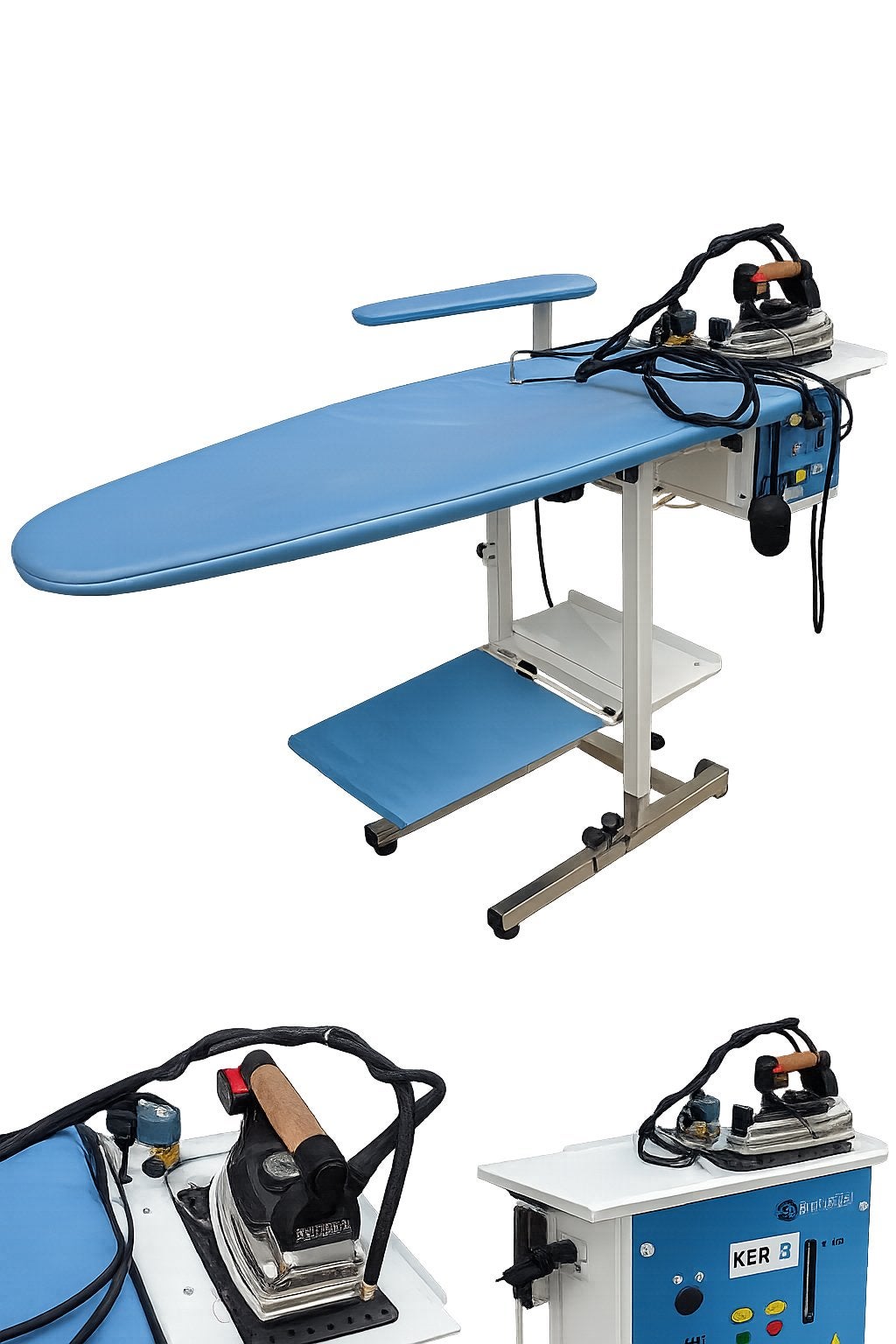 Professionele stoomstrijkplank met stoomgenerator, Ophalen, Zo goed als nieuw