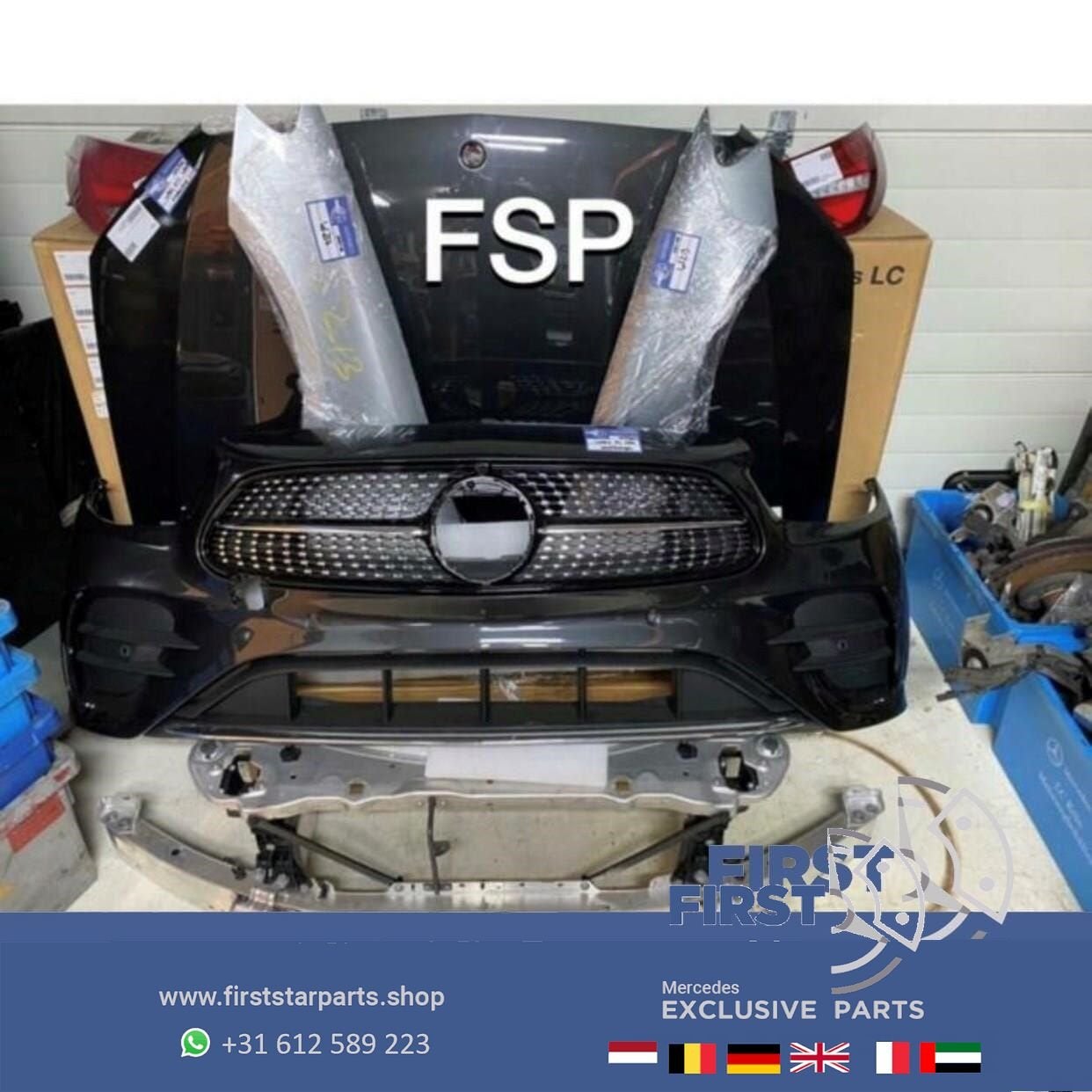 W213 S213 W238 FACELIFT 43 AMG VOORKOP Mercedes E Klasse 202, Utilisé, -, Avant, -