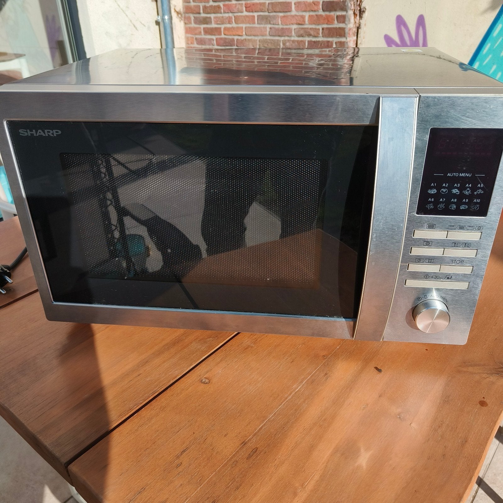 Combi microgolfoven, Ophalen, Draaiplateau, Vrijstaand, Combi-microgolfoven