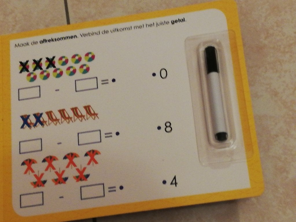 Ik leer rekenen (oefenboekje met uitwisbare stift), Kinderen en Baby's, Ophalen, Zo goed als nieuw, Rekenen