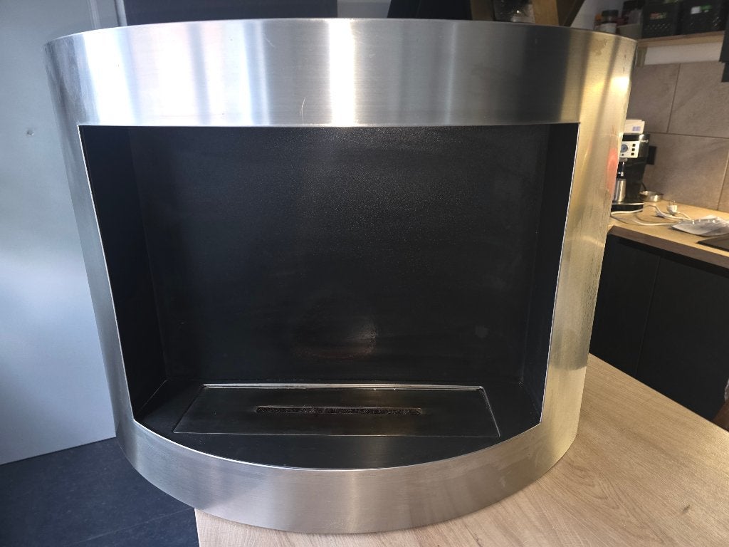 Inox bio ethanol wandhaard, Ophalen, Gebruikt, Hangende haard, Overige soorten