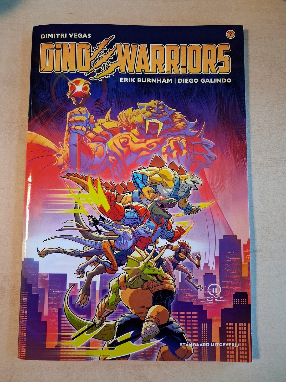 Dino Warriors 2, Boeken, Strips | Comics, Overige gebieden, Erik burnham, Nieuw, Ophalen