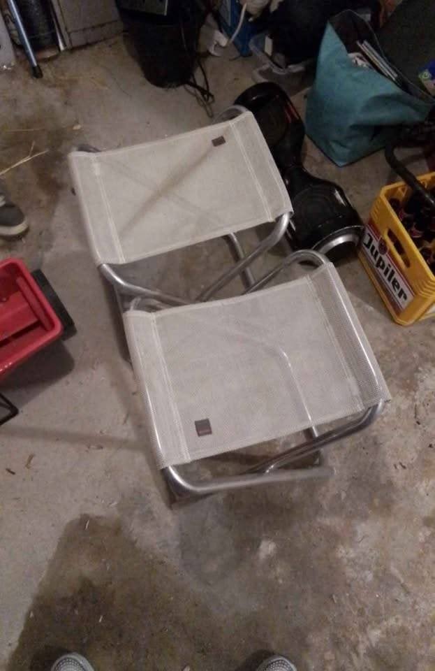 2 tabouret lafuma, Tuin en Terras, Ophalen, Nieuw