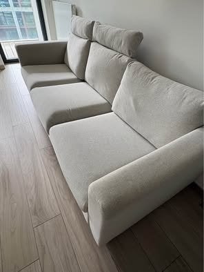 Canapé pour trois personnes, Maison & Meubles, Canapés | Salons, 250 à 300 cm, Banc droit, Comme neuf, Enlèvement