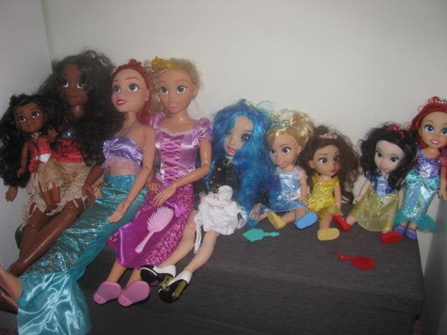 Grote rainbow high en prinsessenpoppen 60 - 80 cm, Ophalen, Gebruikt