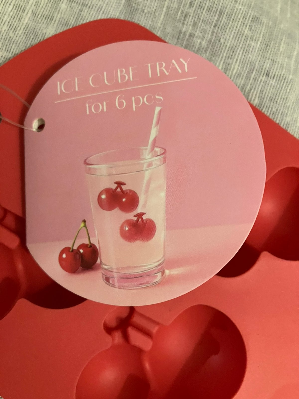 Ice cube tray - ijsblokjes Kersen vormpjes Silicone, Ophalen of Verzenden, Nieuw