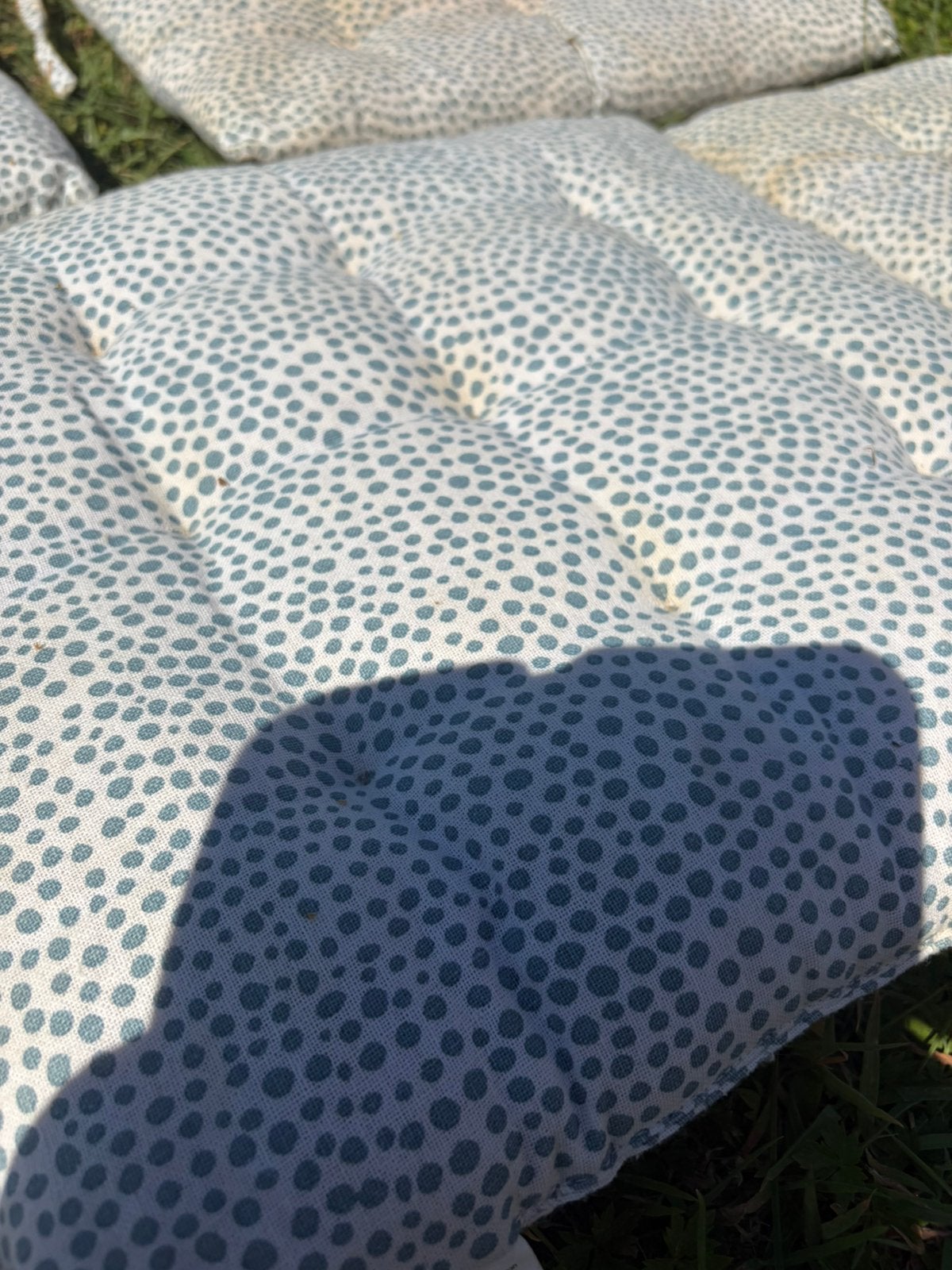 5 Tuinkussens 40 cm op 40 cl, Ophalen, Zo goed als nieuw