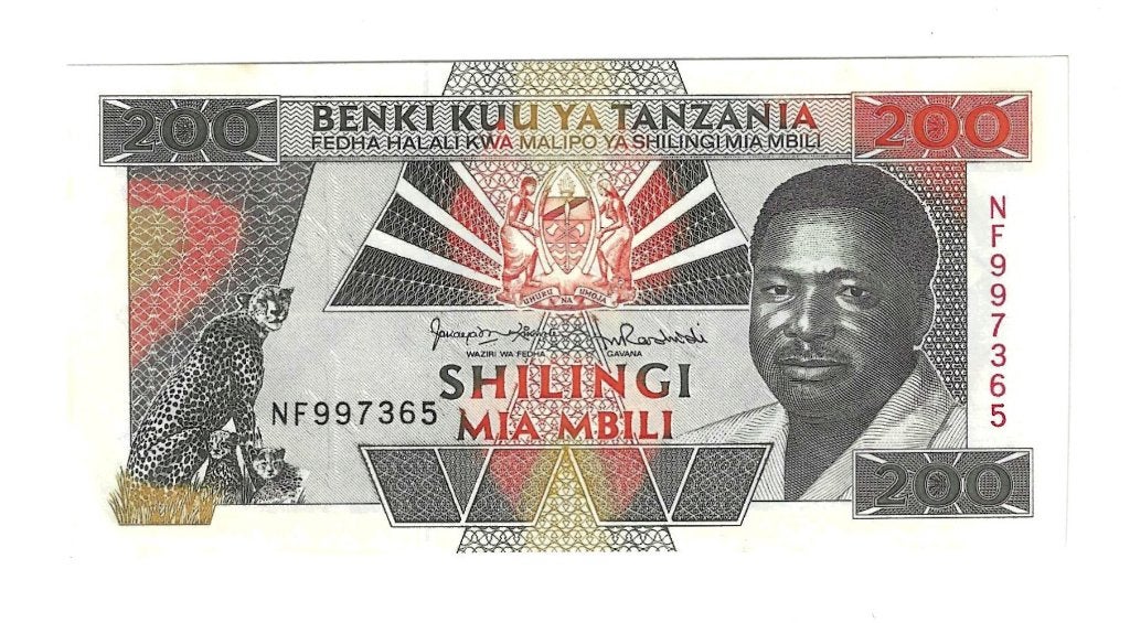 Tanzania, 200 Shilingi ND(1993), UNC., Ophalen of Verzenden, Tanzania, Los biljet