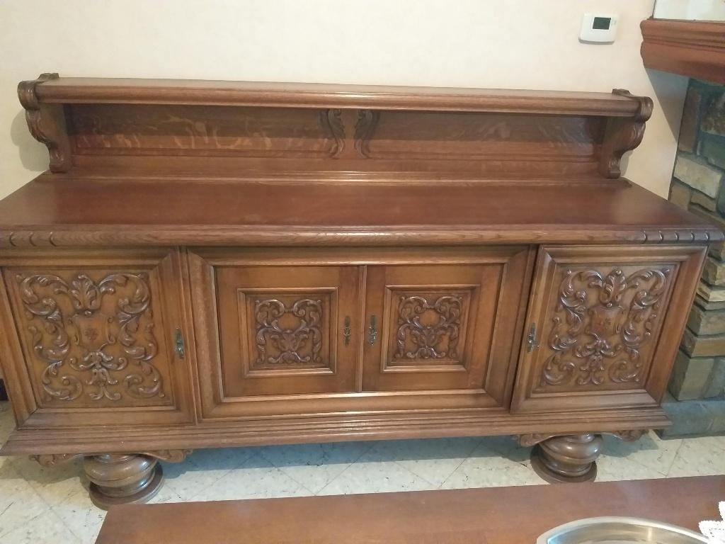 eiken eetplaats Louis XV, Ophalen