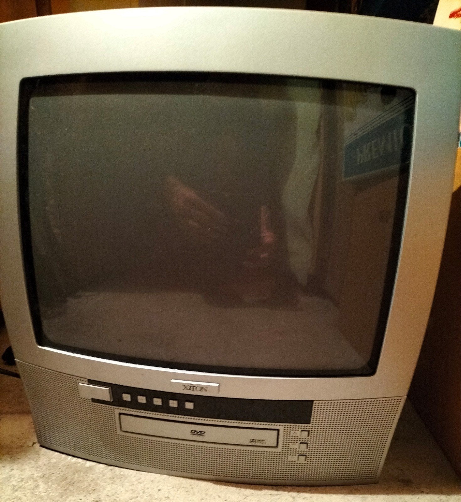 Xiron TV met DVD speler, TV, Hi-fi & Vidéo, Télévisions vintages, Enlèvement, Utilisé, Moins de 40 cm, Autres marques
