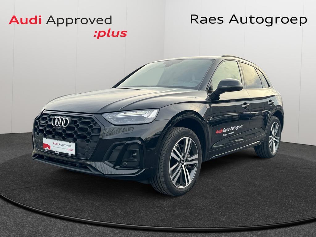 Audi Q5 PHEV Q5 PHEV 50 TFSIe Quattro S line S tronic (220 k, Auto's, Automaat, 40 g/km, Q5, Zwart