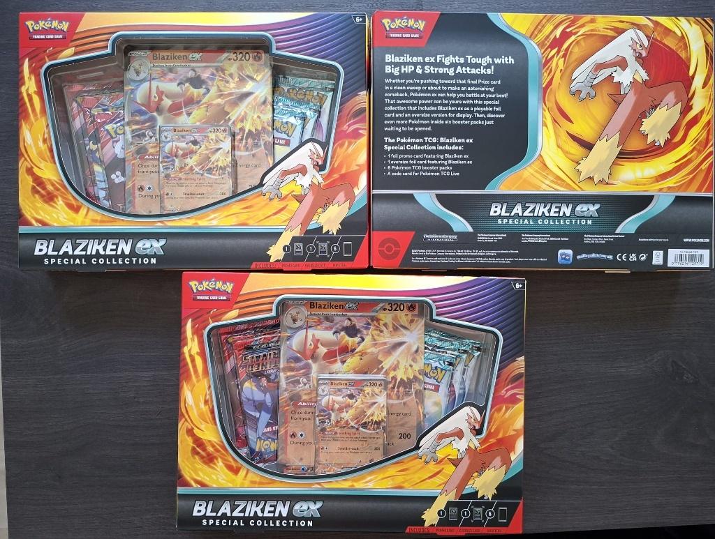 Pokemon Blaziken ex box DRI/JTG, Hobby en Vrije tijd, Ophalen of Verzenden, Nieuw, Boosterbox, Foil