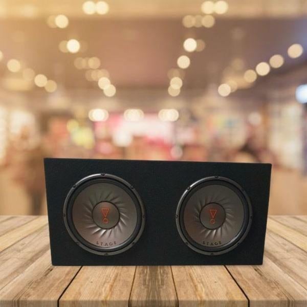 DUBBELE JBL STAGE 102 SUBWOOFER 2 X10 INCH 1800 WATT MAX, Auto diversen, Autospeakers, Ophalen of Verzenden, Nieuw