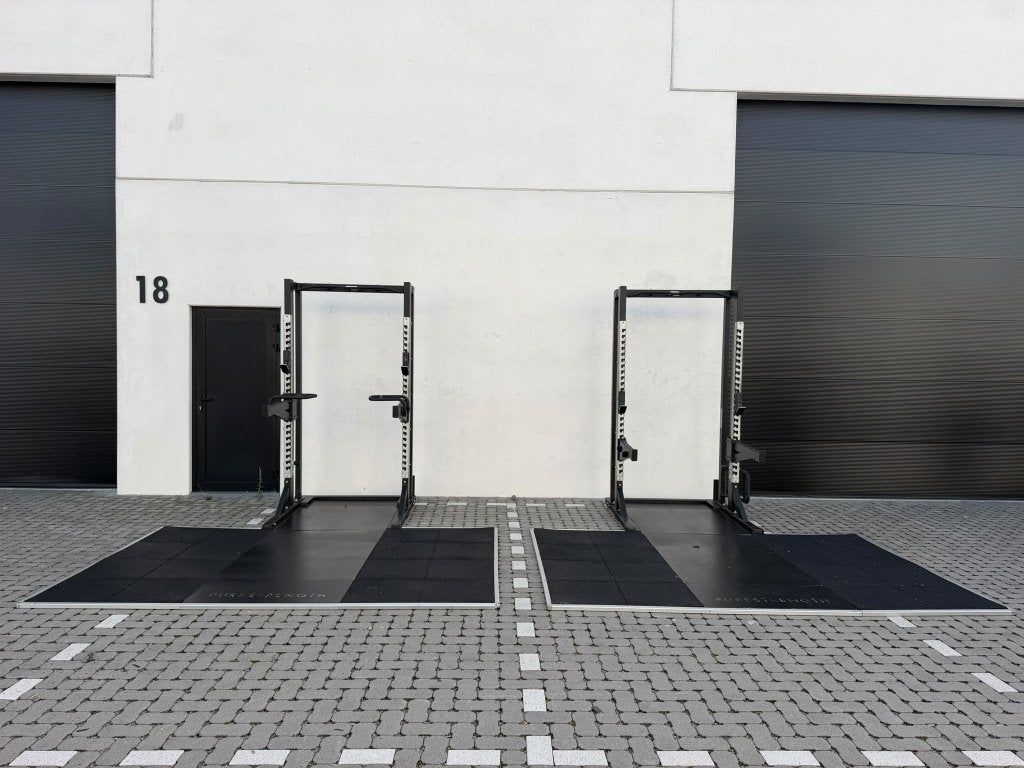 Technogym Pure Strenght Half Rack met Platform, Sport en Fitness, Ophalen, Zo goed als nieuw, Benen, Overige typen