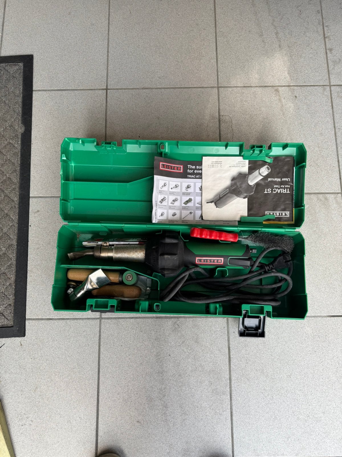 Leister Triac ST 1600W – Professioneel heteluchtlasapp., Ophalen, Zo goed als nieuw