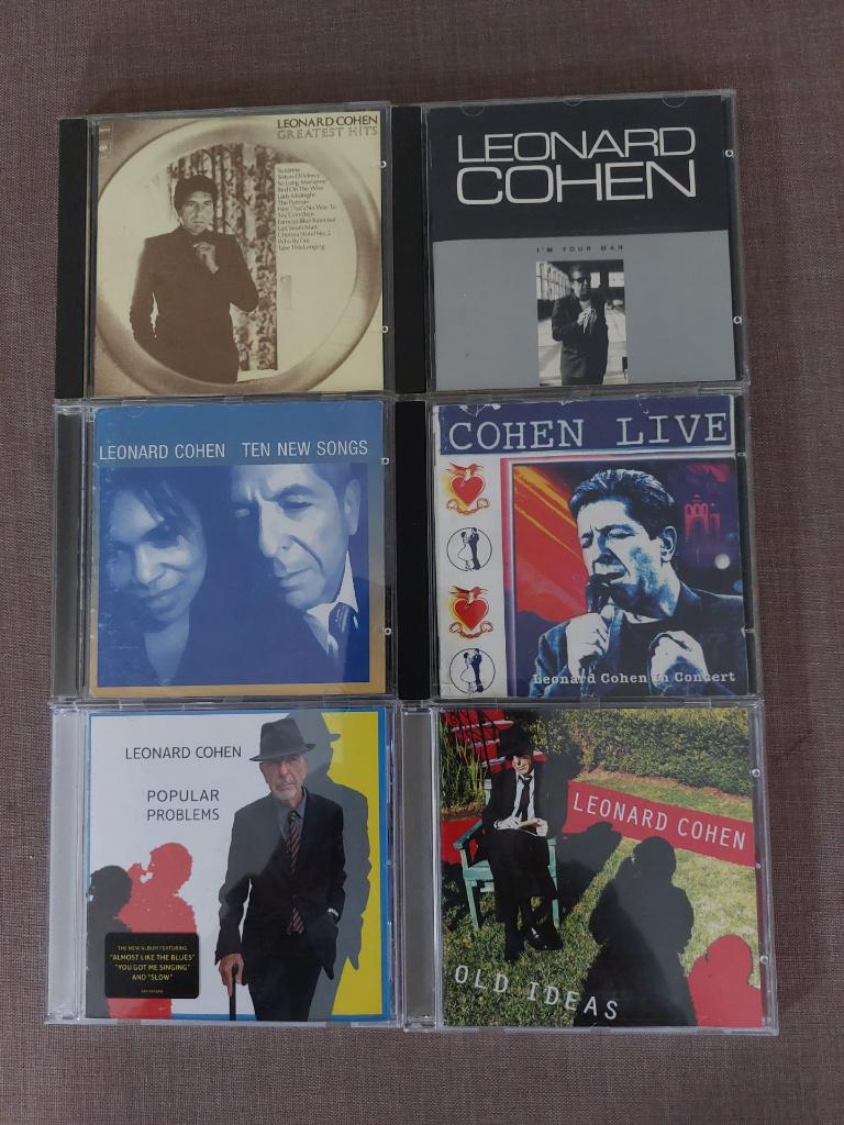 Leonard Cohen : lot van 6 cd's, Ophalen, Gebruikt