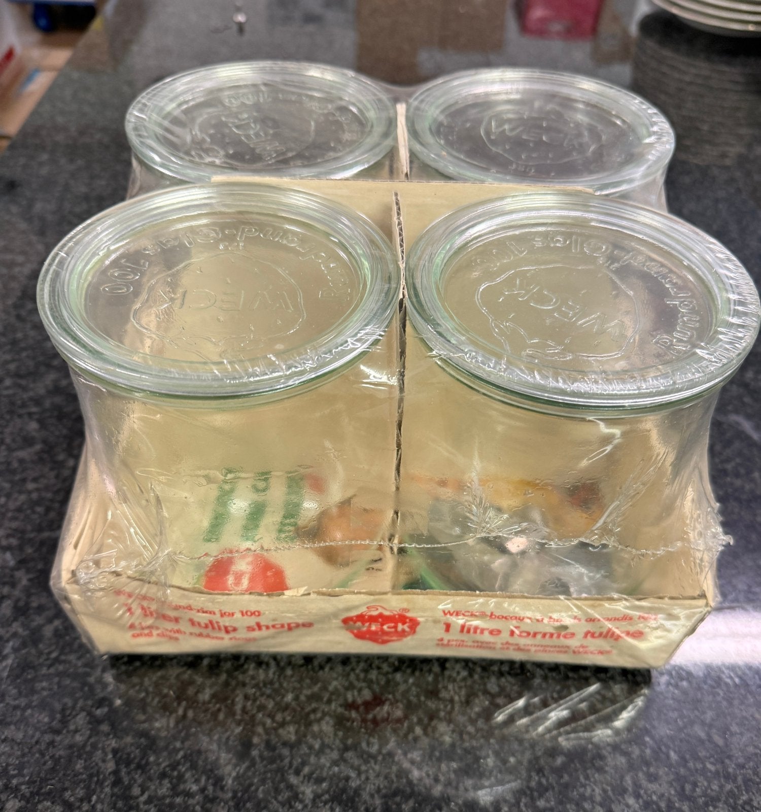 Bocal stérilisant Weck 1 litre (21 pièces), Enlèvement, Neuf