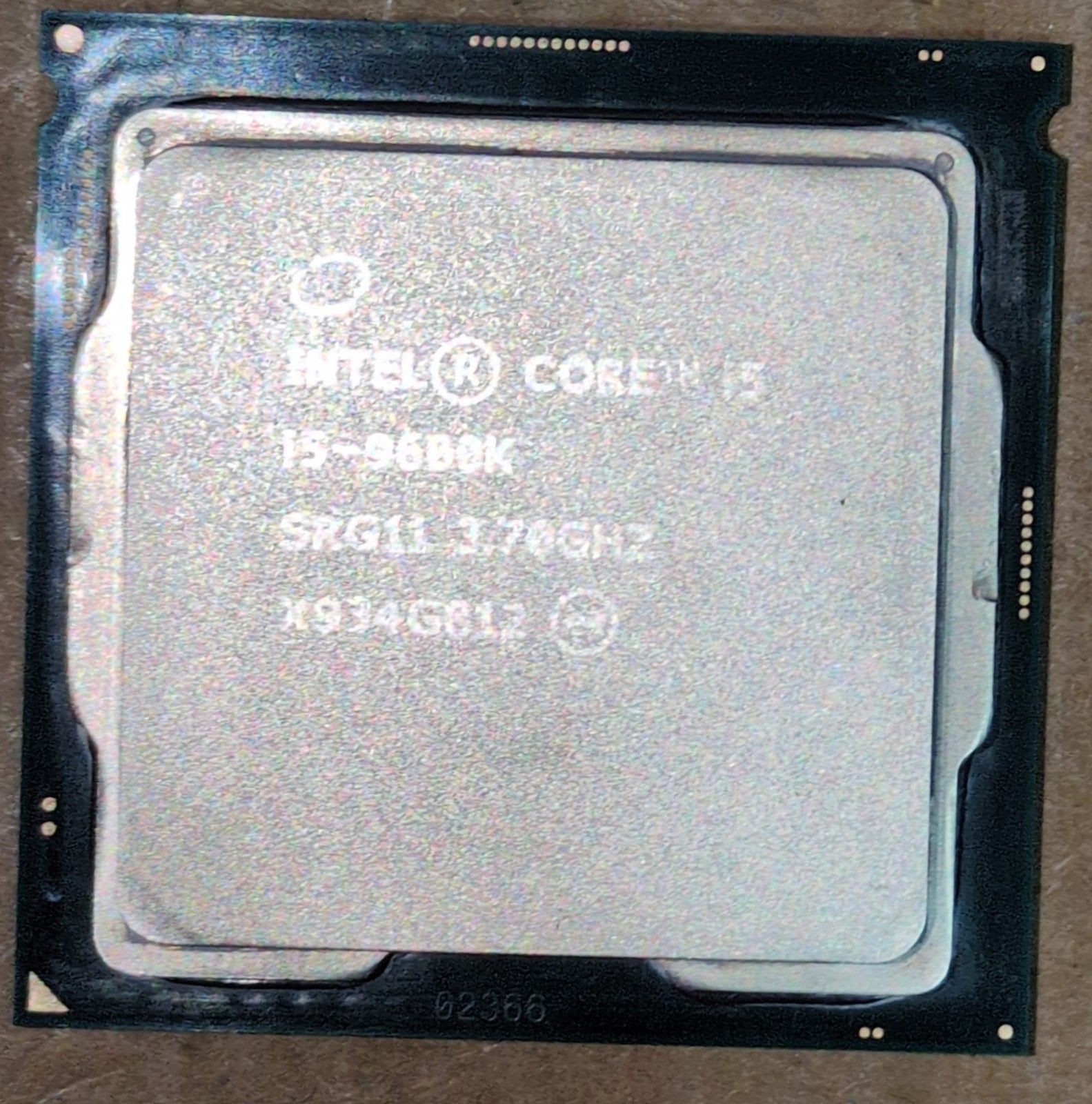 Processeur Intel Core i5-9600K, Informatique & Logiciels, 6-core, LGA 1151, Enlèvement ou Envoi, Comme neuf