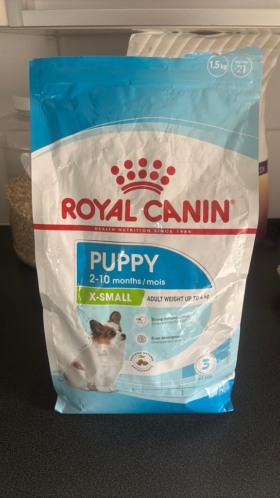 Halve zak Royal Canin Puppy 2-10 maanden, Enlèvement, Chien