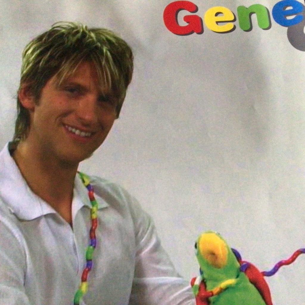 Poster Gene Thomas en Gina Bride 1980- 1990, Ophalen of Verzenden
