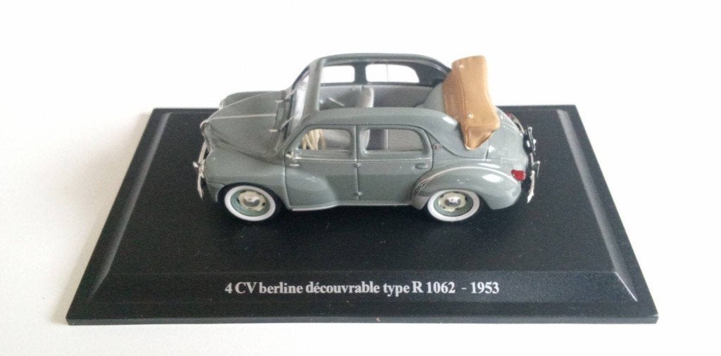 Renault 4CV Berline Découvrable 1953 - Eligor 1/43, Enlèvement ou Envoi, Utilisé, Voiture, Autres marques