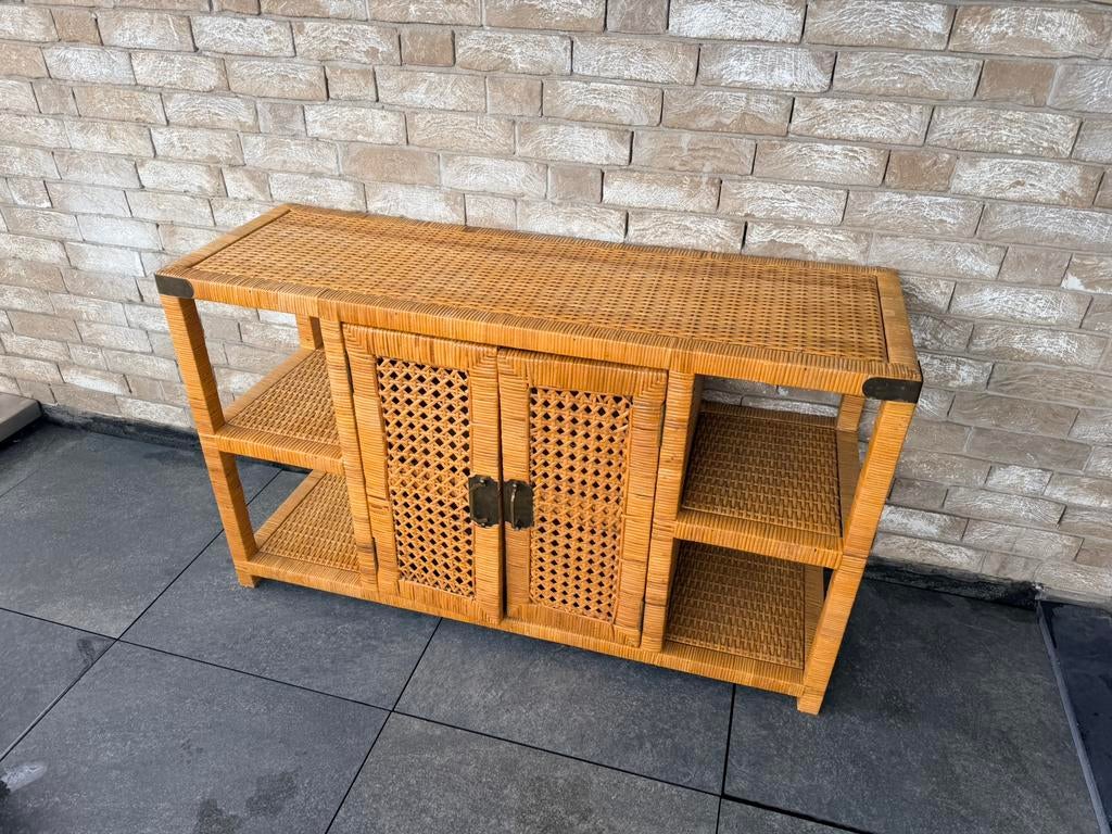 vintage rotan tuinkast, Huis en Inrichting, Ophalen, Zo goed als nieuw