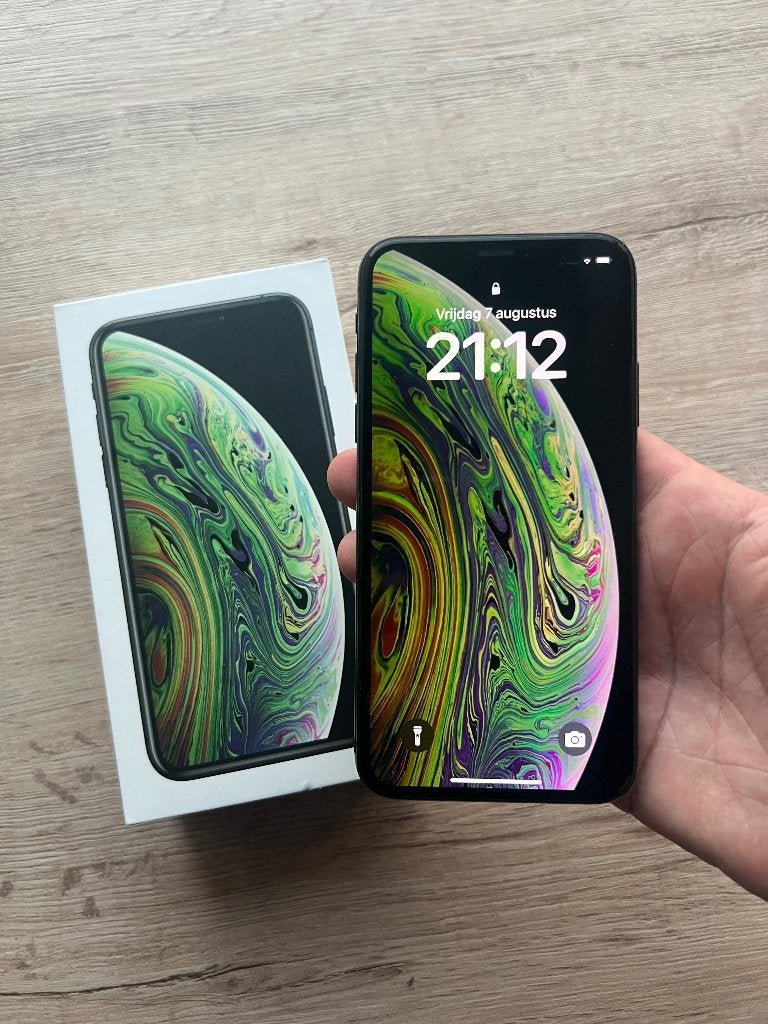 Iphone 10 xs 64gb, Telecommunicatie, Mobiele telefoons | Apple iPhone, Ophalen, Zwart, IPhone XS, Refurbished
