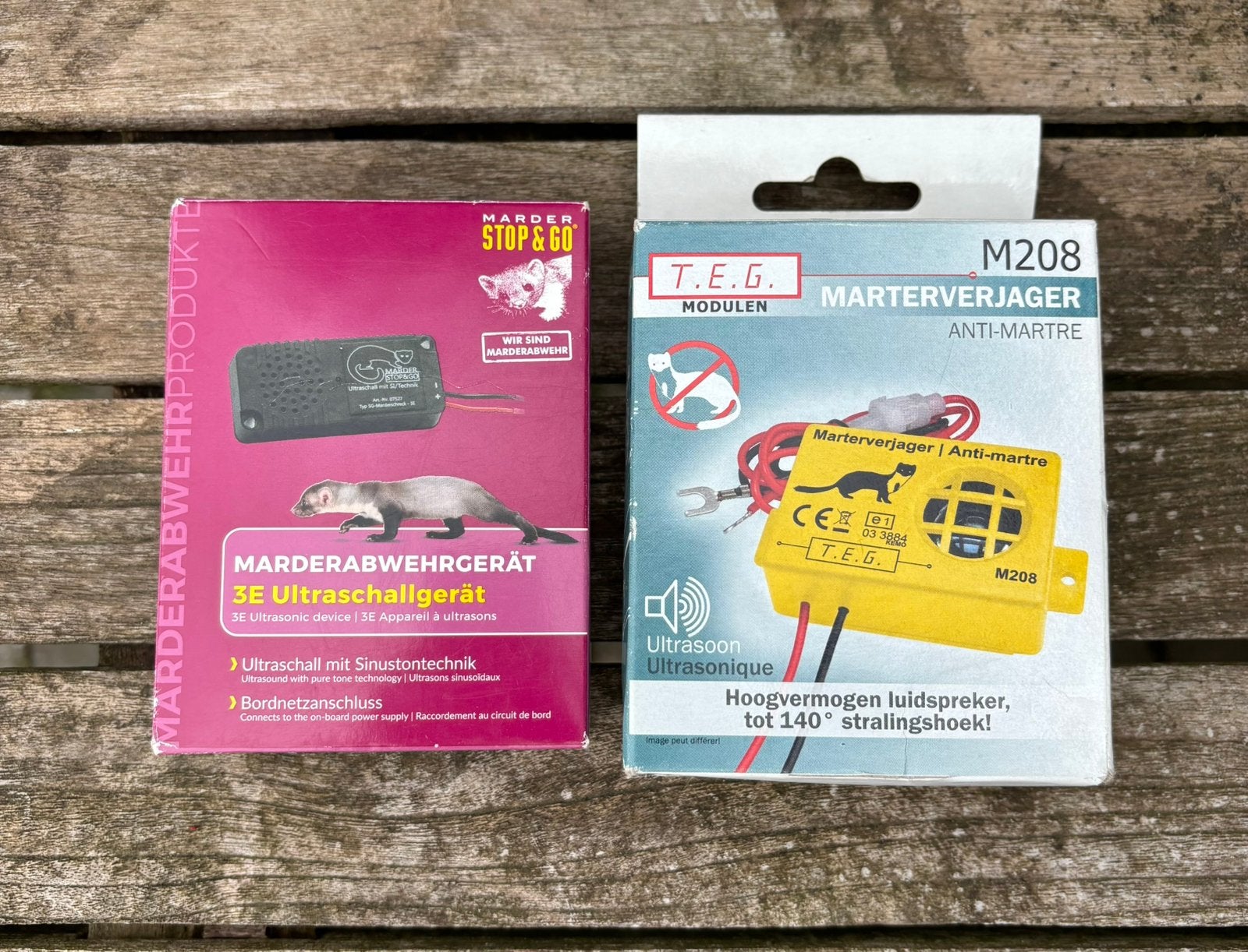 Anti marter ultrasoon systeem, Ophalen
