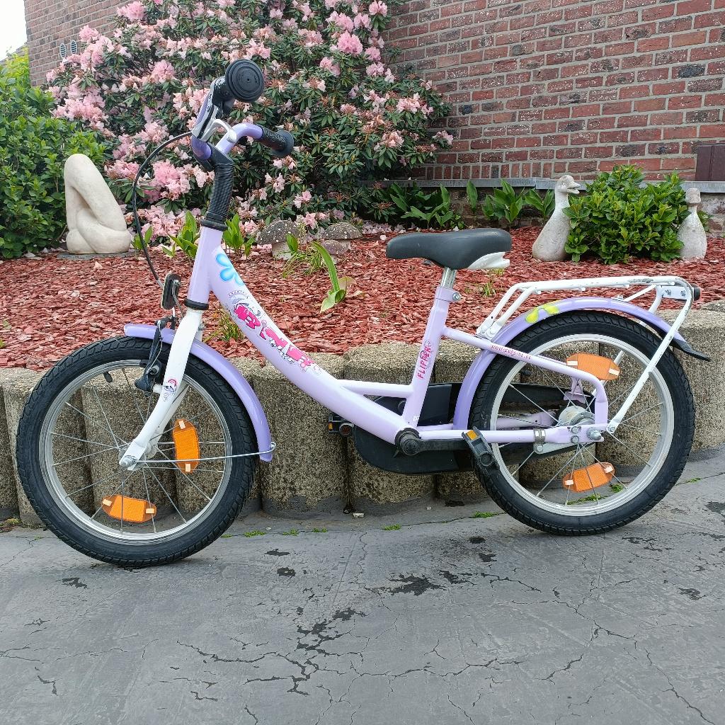 Meisjesfiets bnb bike 16 inch, Fietsen en Brommers, Ophalen, Terugtraprem, Gebruikt, Handrem