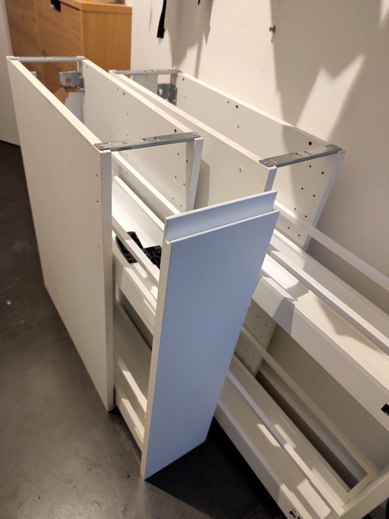 2x IKEA Metod/Maximera keuken onderkast 20x60 cm, wit, Ophalen, Minder dan 50 cm, Gebruikt, Wit