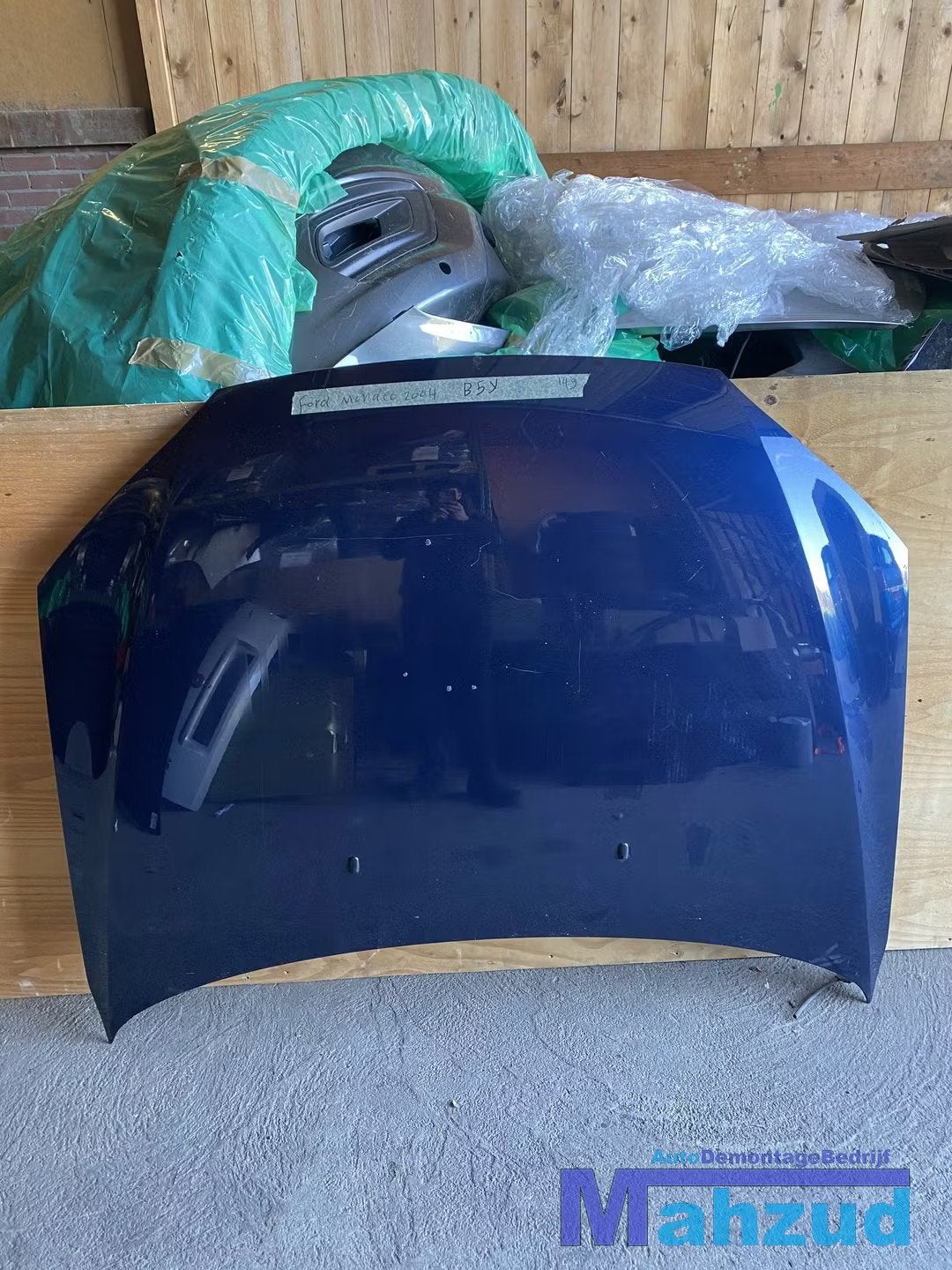 2004 FORD MONDEO 3 blauw B5Y motorkap, Auto-onderdelen, Gebruikt, Info@ford.com, Ford, Motorkap