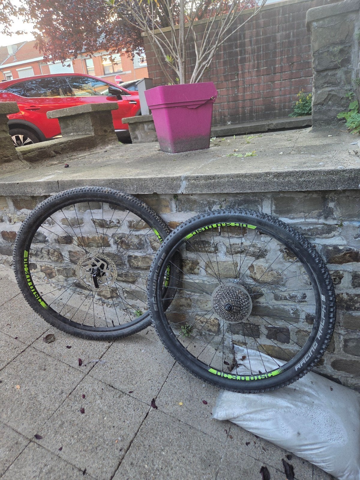 PAIRE DE ROUES POUR VTT 29 POUSSE, Vélos & Vélomoteurs, Enlèvement