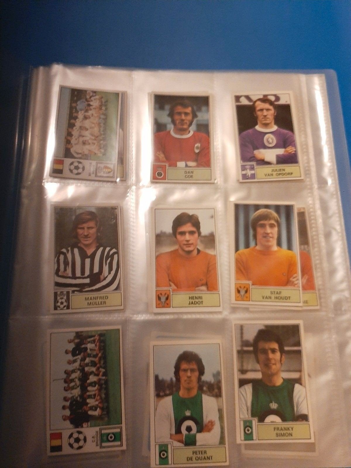 PANINI FOOTBALL BELGE 1972-1973 STICKERS, Collections