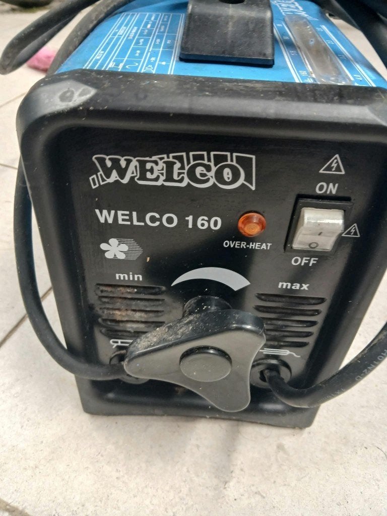 lasapparaat welco 160, Doe-het-zelf en Bouw, Ophalen, Gebruikt, 150 tot 250 ampère, Elektroden