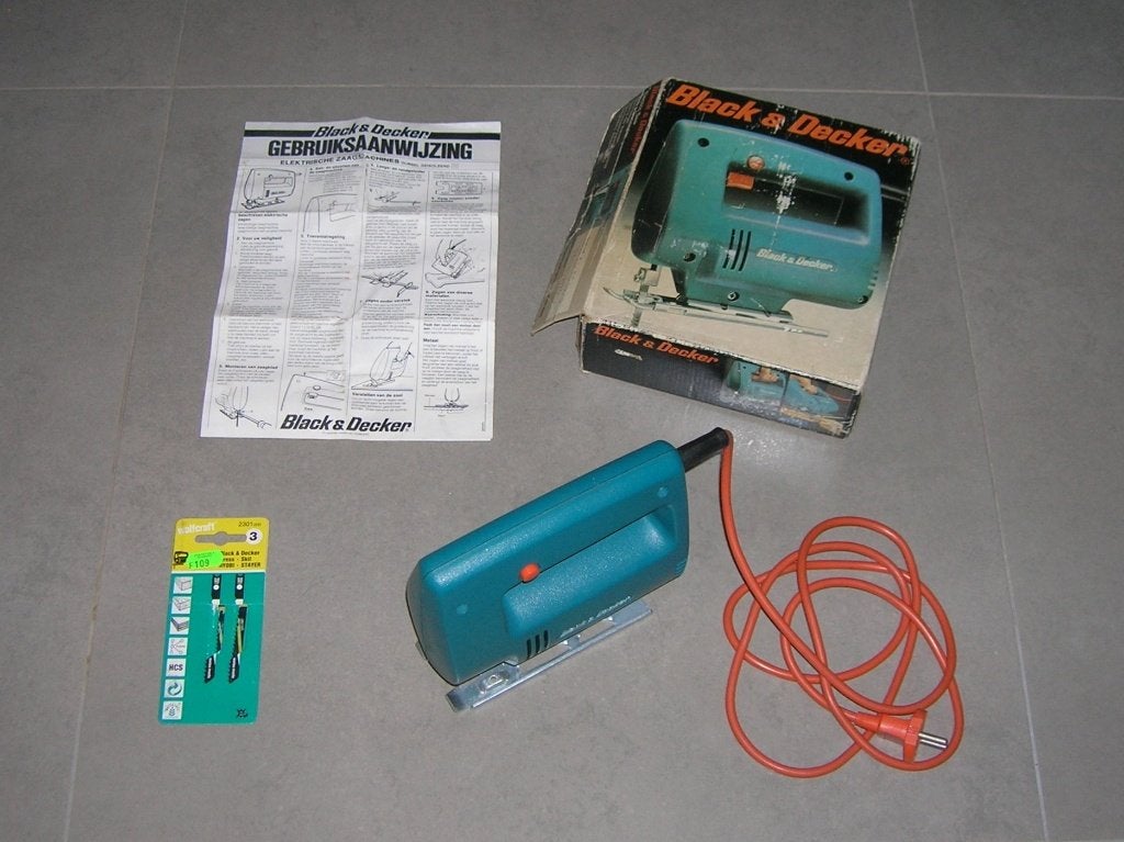 Decoupeerzaag Black & Decker, Doe-het-zelf en Bouw, Gereedschap | Zaagmachines, Ophalen, Zo goed als nieuw, Decoupeerzaag