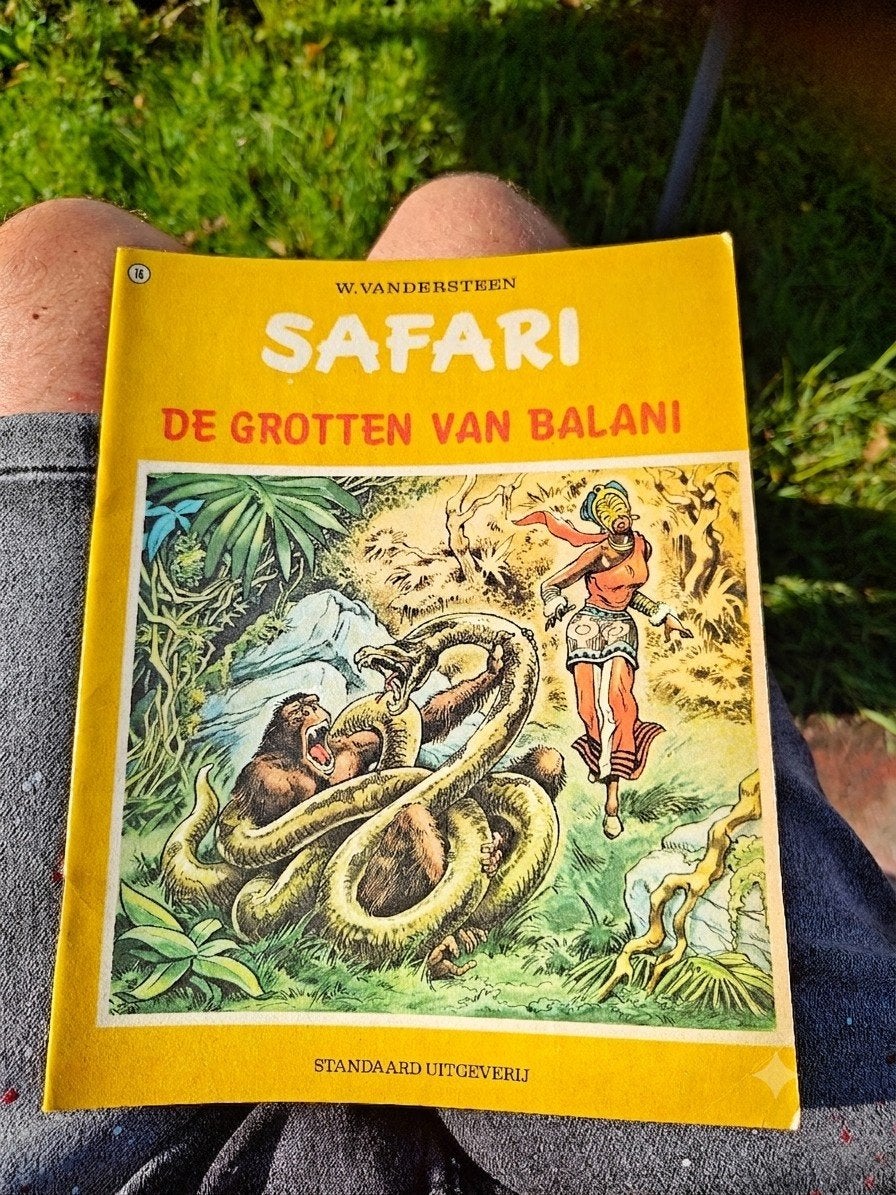 Safari - De grotten van Balani nr 16 - uitgegeven in 1972, Livres, BD, Enlèvement ou Envoi