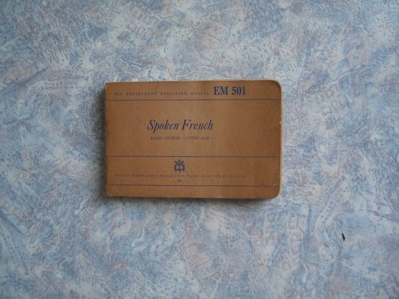 French Normandië USA Frankrijk POW Oorlog GI Taal 1943 Boek, Boeken, Oorlog en Militair, Verzenden, Tweede Wereldoorlog, Gelezen