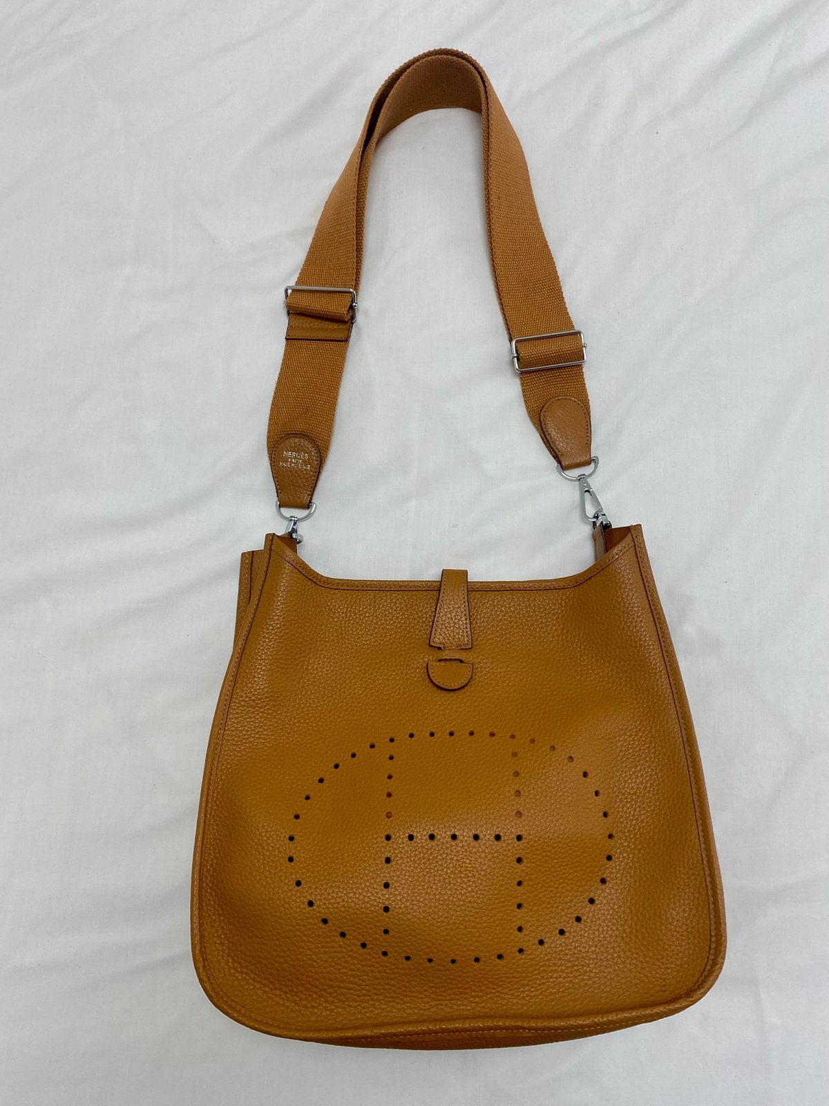 Hermès Évelyne III 29 PM – Moka – Excellent état, Bijoux, Sacs & Beauté, Enlèvement, Comme neuf