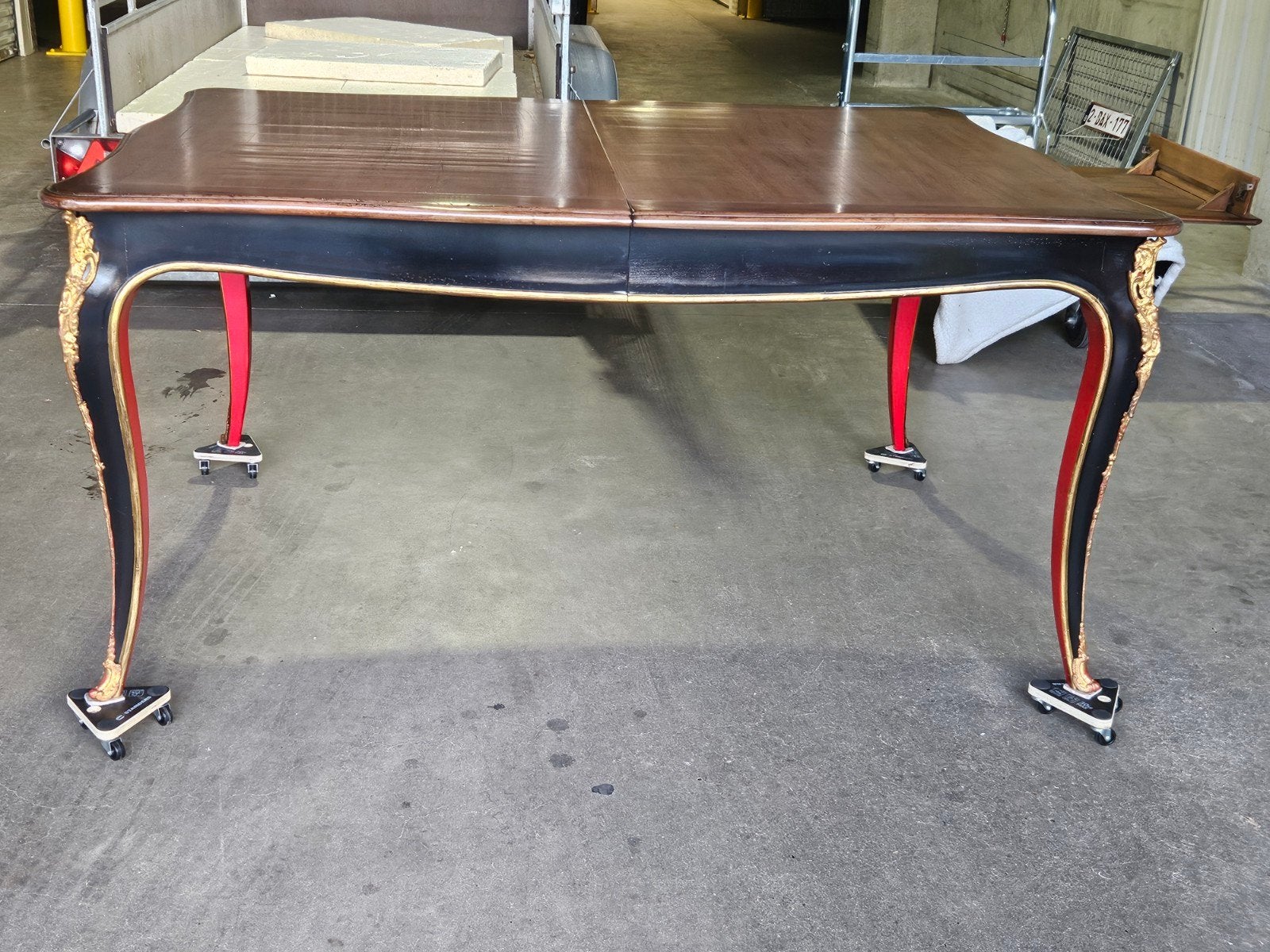 tafel Roche Bobois met 8 stoelen, Ophalen, 100 tot 150 cm, 200 cm of meer, Zo goed als nieuw