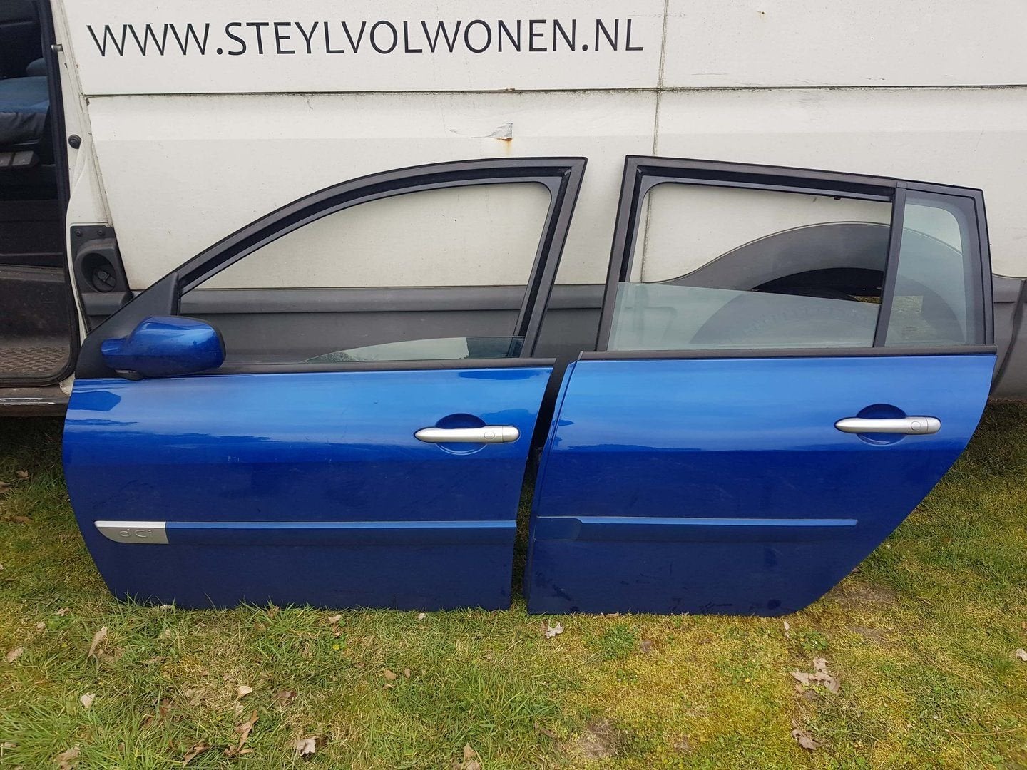 Renault Mégane portieren linksvoor linksachter bj 2007, Autos : Pièces & Accessoires, -, Utilisé, Porte, -