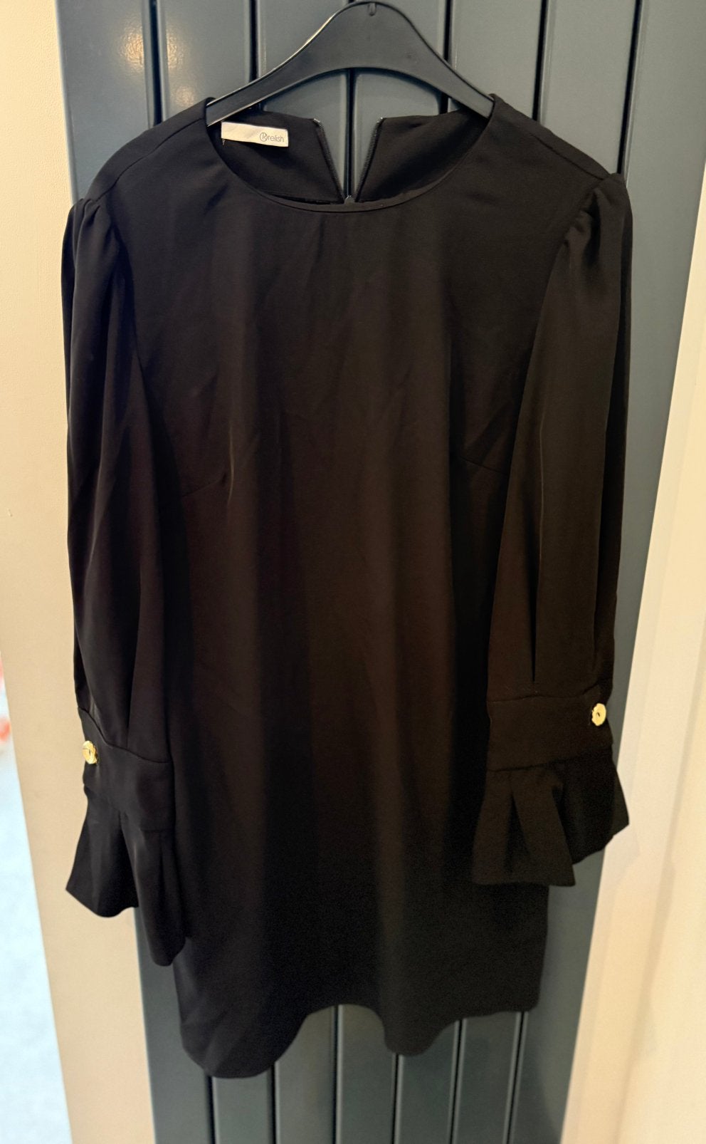 Relish zwart kleedje maat M, Kleding | Dames, Ophalen, Zo goed als nieuw, Maat 38/40 (M), Zwart