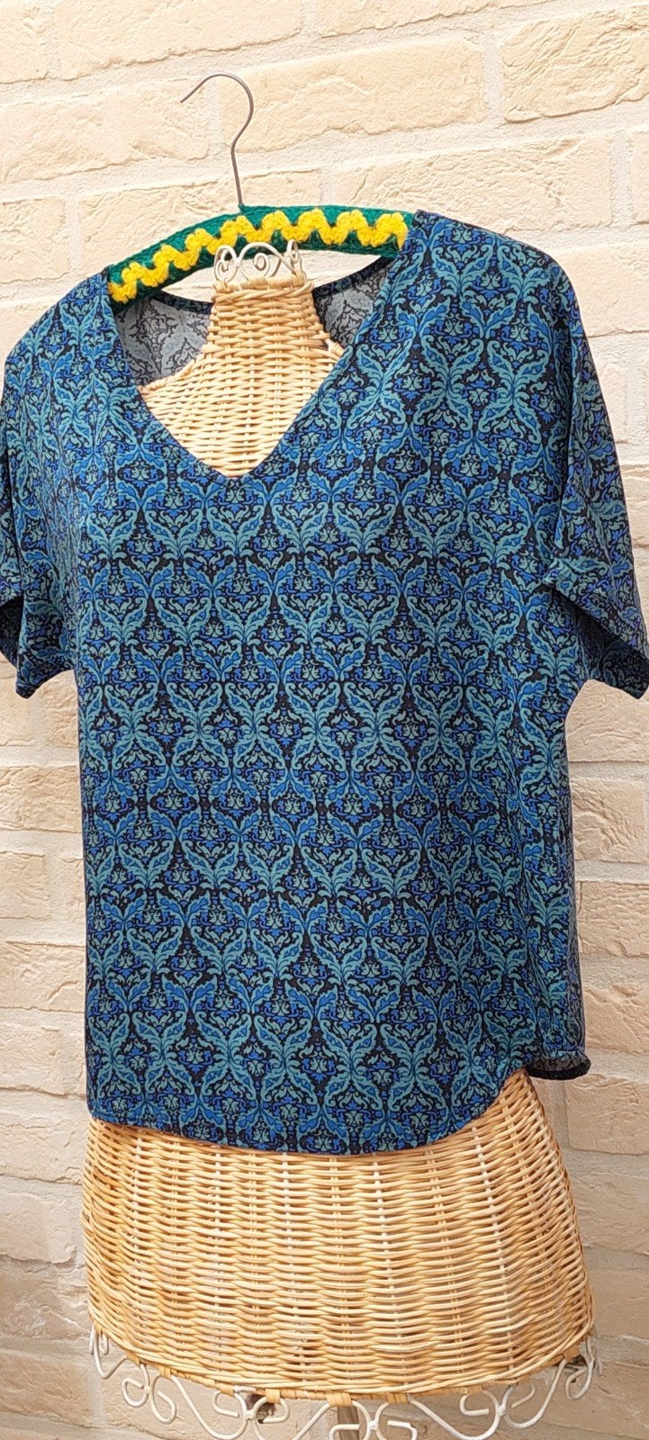 bloesje maat s 47cm van oksel tot oksel vero moda, Manches courtes, Enlèvement ou Envoi, Vero Moda, Taille 36 (S)