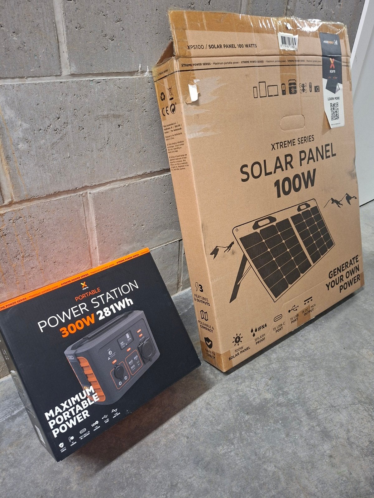 Xtorm Solar Generator Set – Power Station + zonnepaneel, Ophalen, Nieuw
